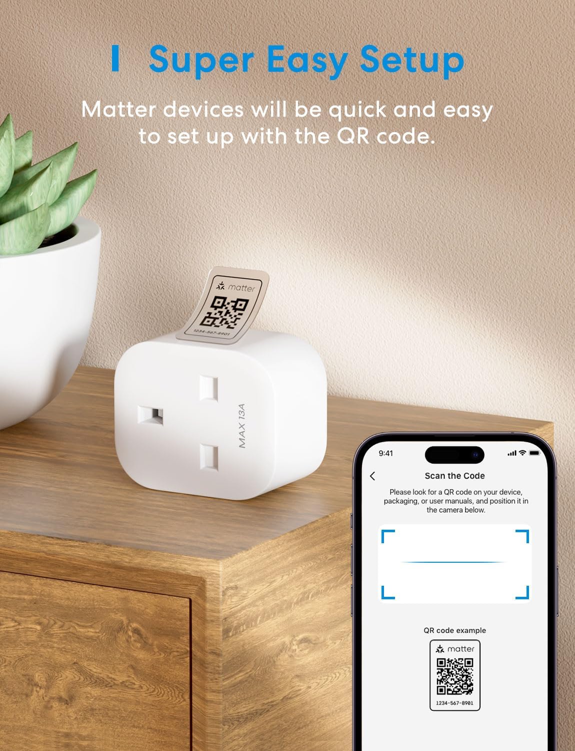 Meross - Smart Wi-Fi Plug Mini 單位智能插頭 智慧Wi-Fi迷你插座 MSS315 UK【香港行貨】