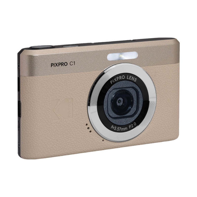 KODAK柯達 - PIXPRO C1 數碼相機 復古設計 26mm廣角 F2大光圈鏡頭【香港行貨】