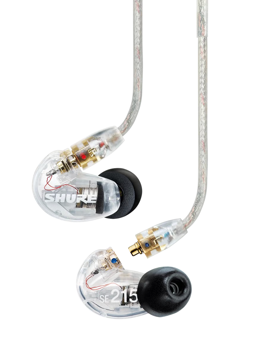 Shure - SE215 Professional Sound Isolating Earphones 專業隔音有線入耳式耳機【香港行貨】