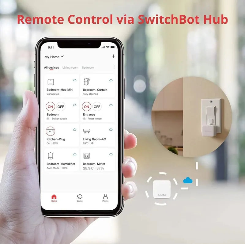 SwitchBot -SwitchBot Bot Rechargeable 智能開關制 (充電版)【香港行貨】