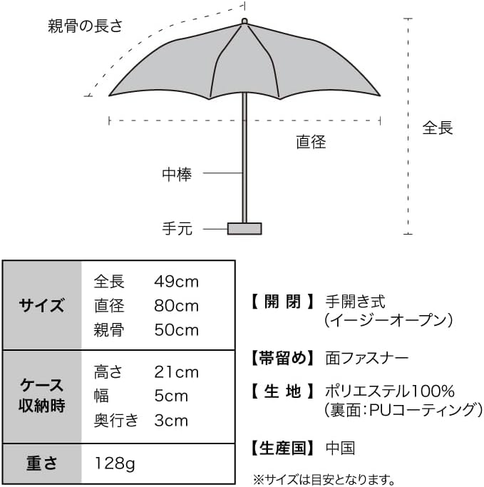 Wpc. - IZA系列 ULTRA LIGHT ZA018 All-Weather Umbrella 超輕180g遮 隔熱折疊雨傘 (UV Protection, UPF50+)