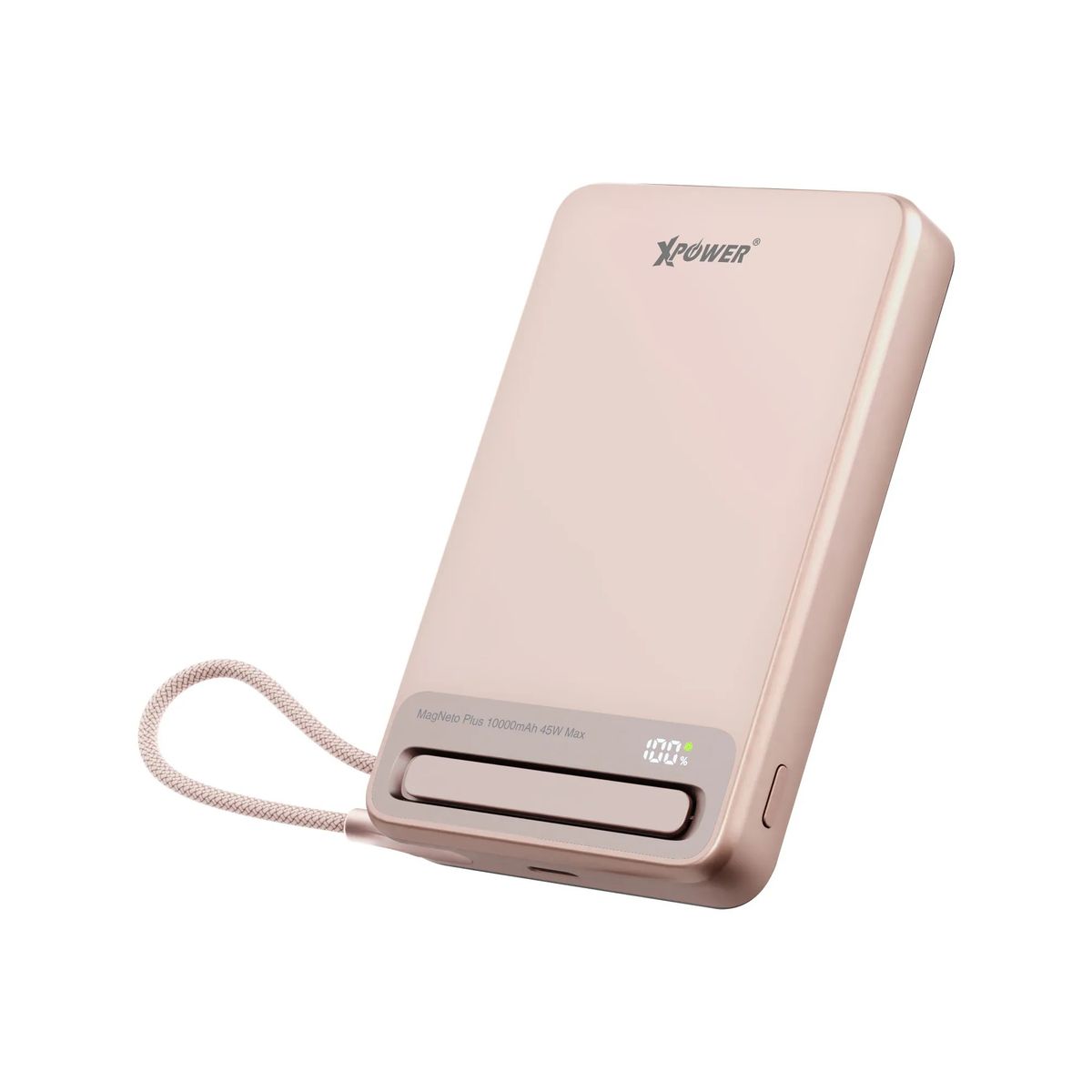 XPower - MagNetoPlus Q10 Pro 45W Qi2 鋁合金外殼 磁吸移動電源 行動電源 尿袋 (10000mAh, CCC認證)【香港行貨】