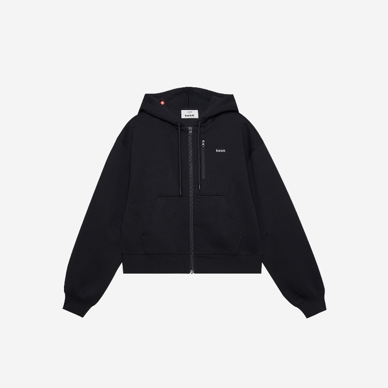 keek - Pillowdy Logo Hoodie V3 (Crop) 韓國吹氣頸枕連帽衛衣外套 功能性衛衣 (XS/S/M) 旅行坐車坐飛機必備
