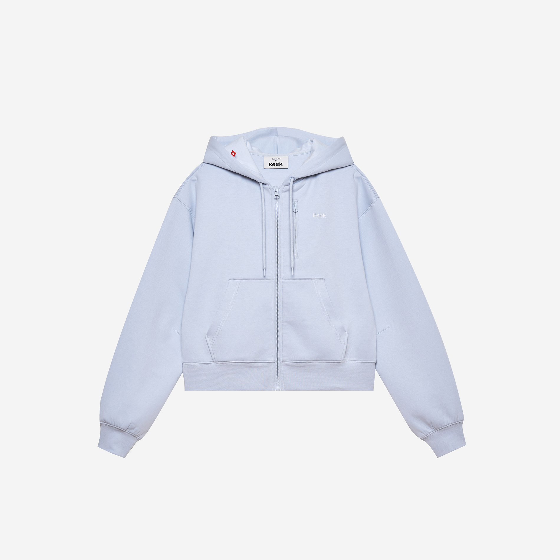 keek - Pillowdy Logo Hoodie V3 (Crop) 韓國吹氣頸枕連帽衛衣外套 功能性衛衣 (XS/S/M) 旅行坐車坐飛機必備