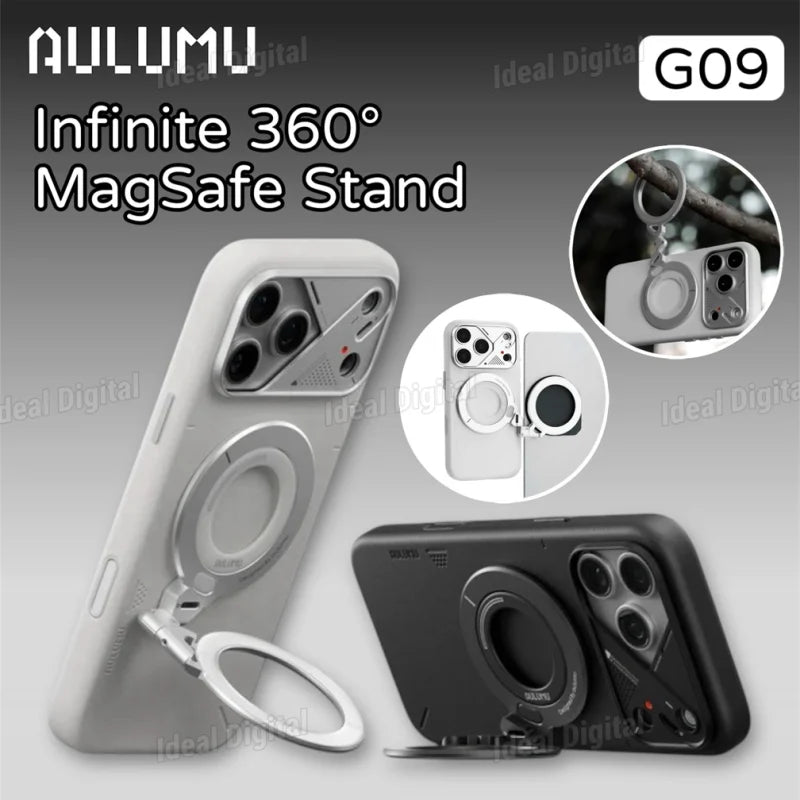 AULUMU - Infinite 360° MagSafe Stand G09 多角度磁吸手機支架 三軸旋轉