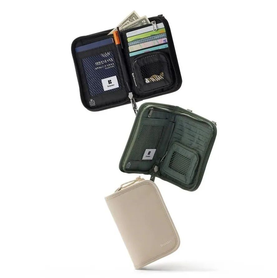 Branden - Safe Wallet Bag 防盜RFID護照斜孭袋 護照夾 韓國品牌