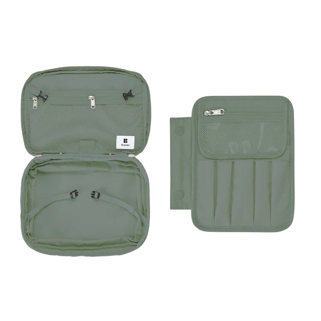 Branden - Expandable Beauty Pouch 化妝品收納袋 可放化妝掃 韓國品牌