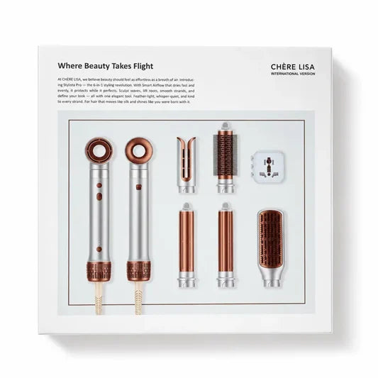 Chere Lisa - 第二代國際版 6-in-1 Hair Styling Multifunctional Styler 6合1美髮造型神器 多用途髮夾套裝
