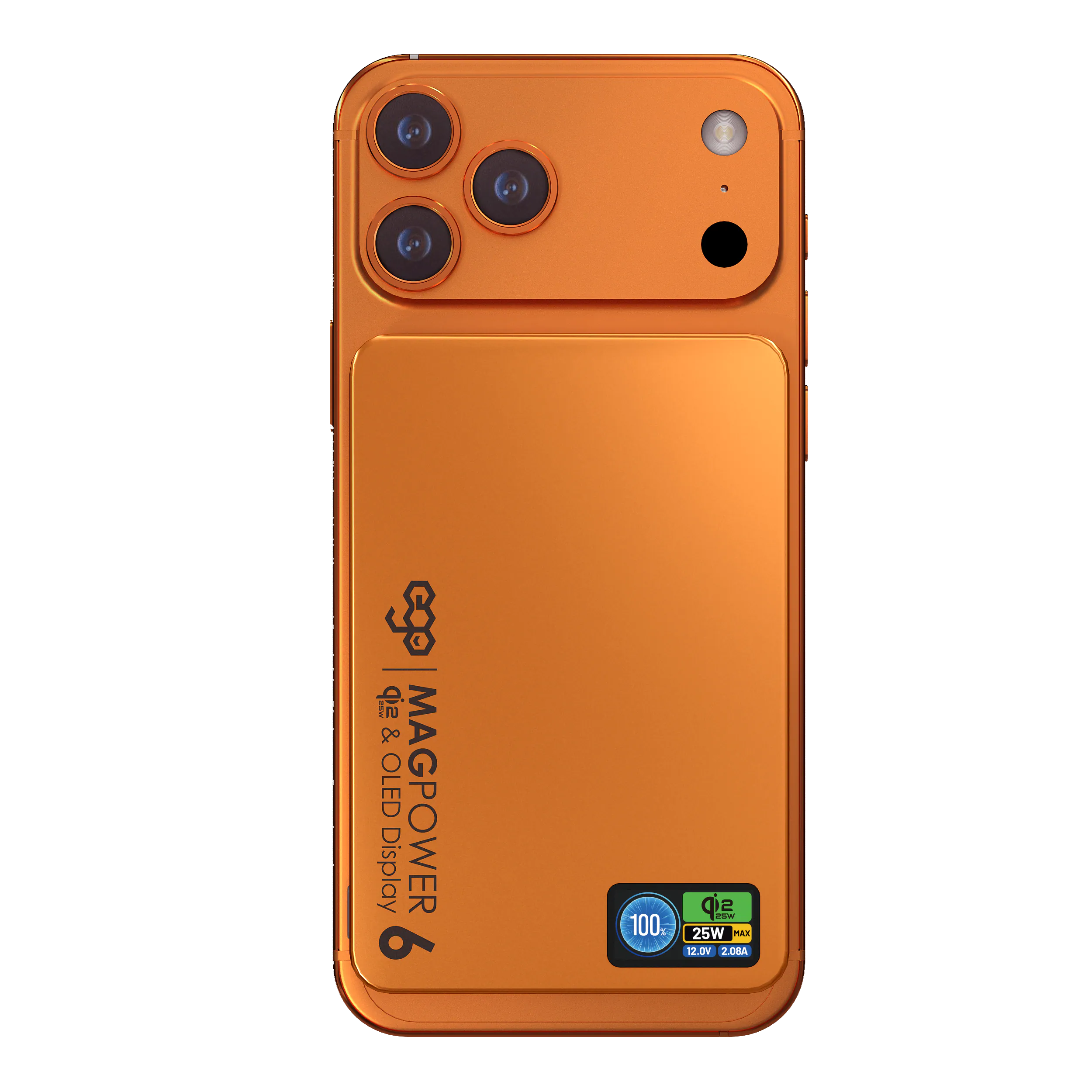 EGO - MagPower 6 QI2.2 10000mAh 外置電 行動電源 尿袋 (10000mAh, CCC認證)【香港行貨】
