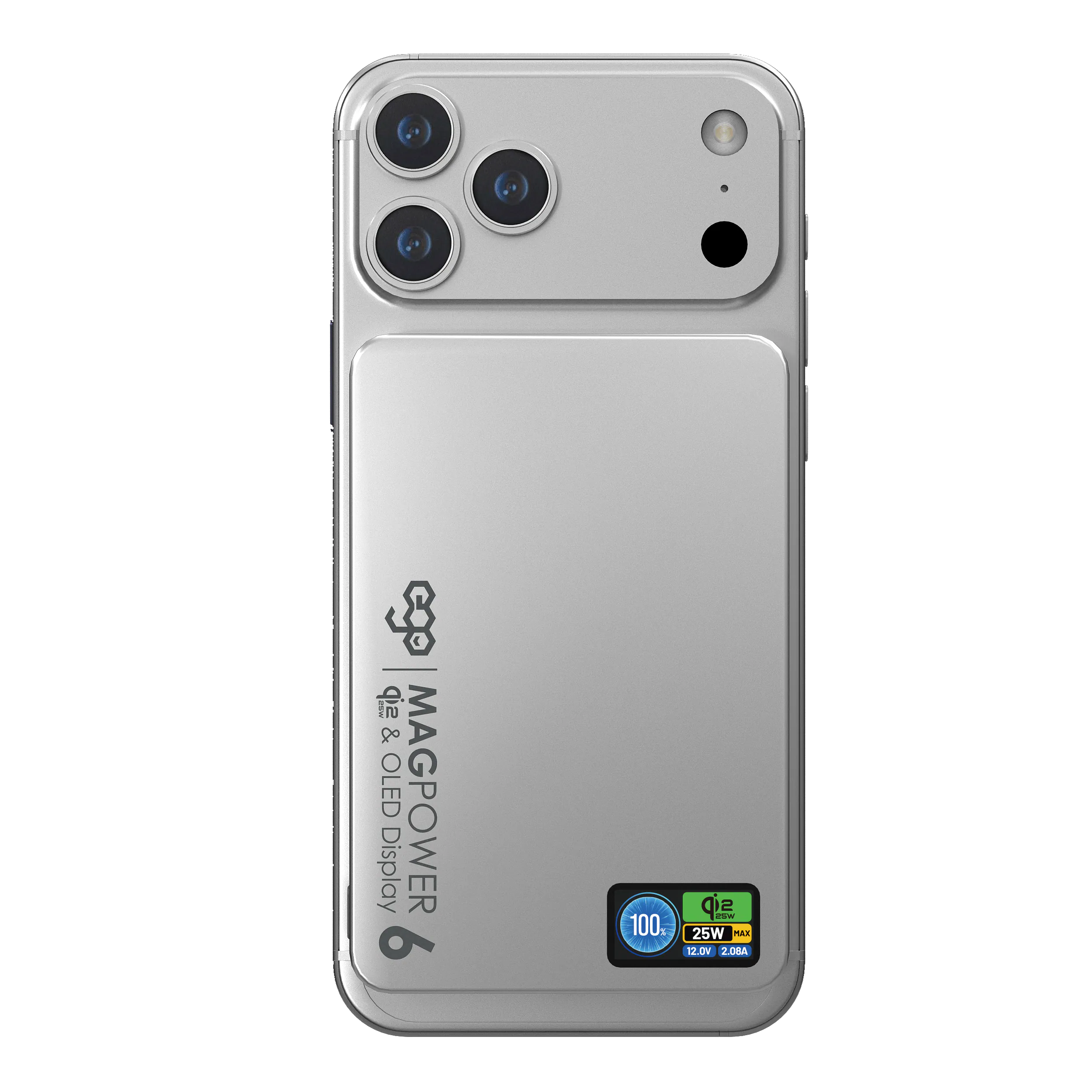 EGO - MagPower 6 QI2.2 10000mAh 外置電 行動電源 尿袋 (10000mAh, CCC認證)【香港行貨】