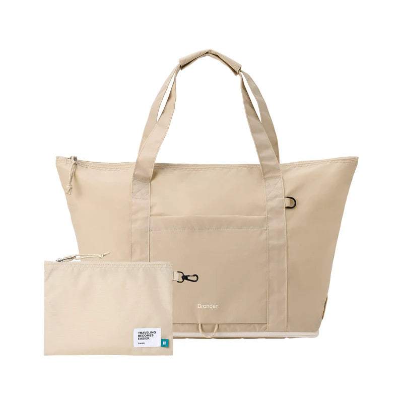 Branden - Foldable Carry-All Totebag (22L-29L) 摺疊旅行袋 手提袋 摺疊袋 可摺疊萬用托特包 韓國品牌