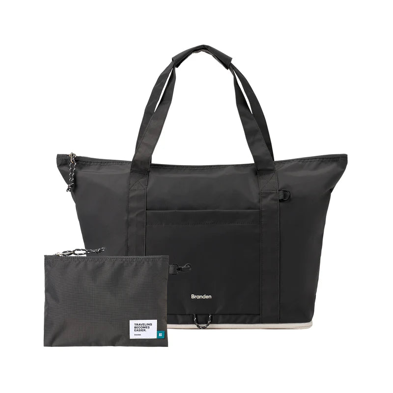 Branden - Foldable Carry-All Totebag (22L-29L) 摺疊旅行袋 手提袋 摺疊袋 可摺疊萬用托特包 韓國品牌