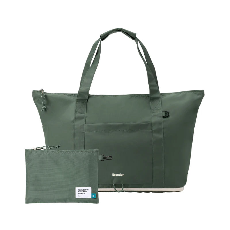 Branden - Foldable Carry-All Totebag (22L-29L) 摺疊旅行袋 手提袋 摺疊袋 可摺疊萬用托特包 韓國品牌