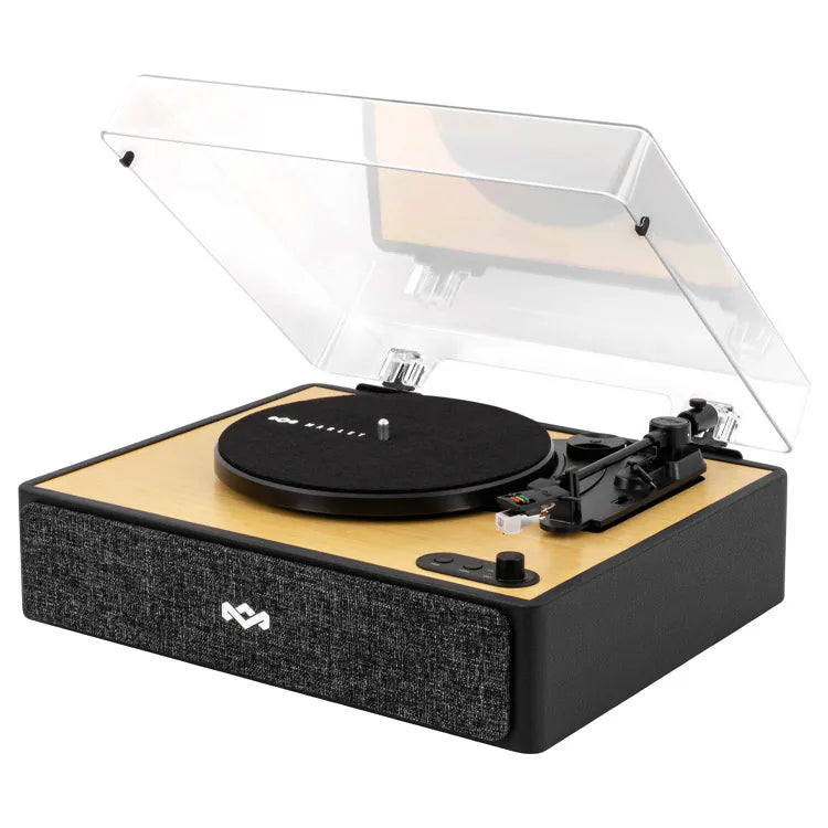 House of Marley - Rise Up All-in-One Turntable 一體式黑膠唱盤喇叭 黑膠碟機 EM-JT400-SB【香港行貨】