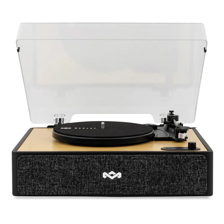 House of Marley - Rise Up All-in-One Turntable 一體式黑膠唱盤喇叭 黑膠碟機 EM-JT400-SB【香港行貨】