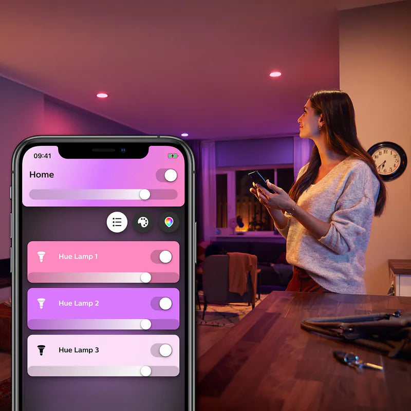 Philips - Hue E27 彩光智能燈泡 11W 白色彩色燈膽【香港行貨】