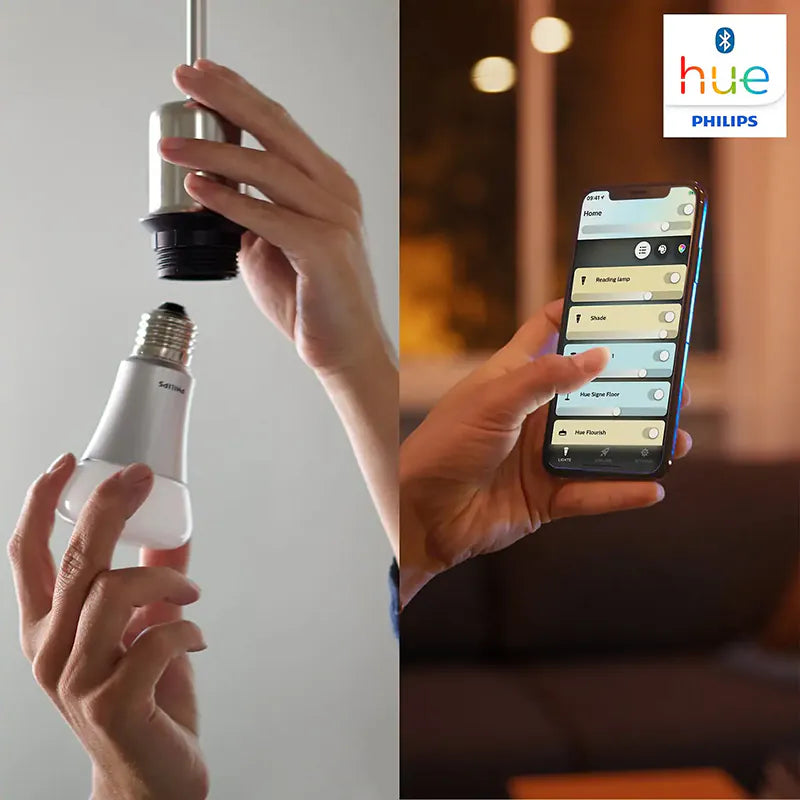Philips - Hue E27 黃白光智能燈泡 11W 黃光白光燈膽【香港行貨】