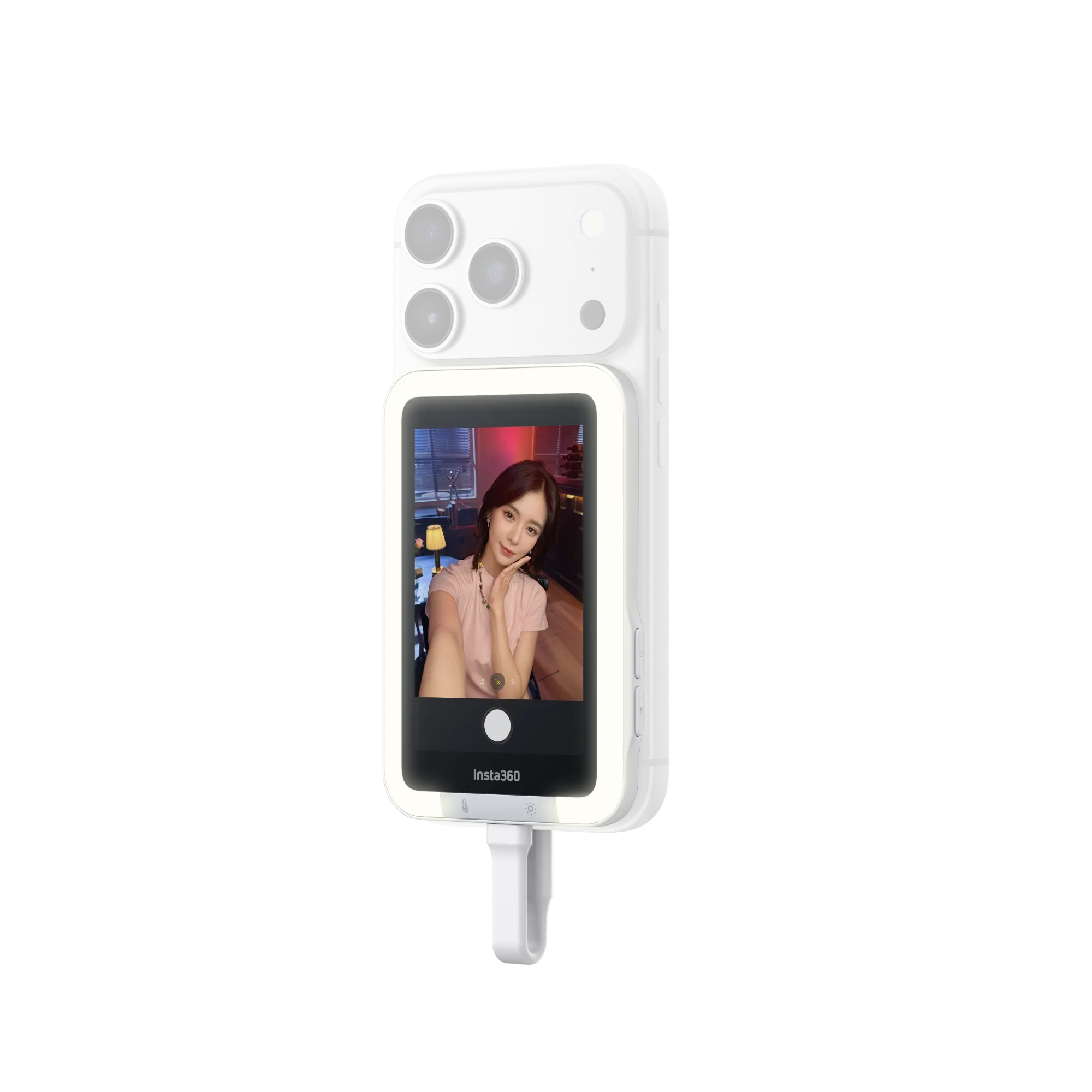 Insta360 - Snap 手機自拍螢幕 (補光版) 手機後鏡自拍【香港行貨】