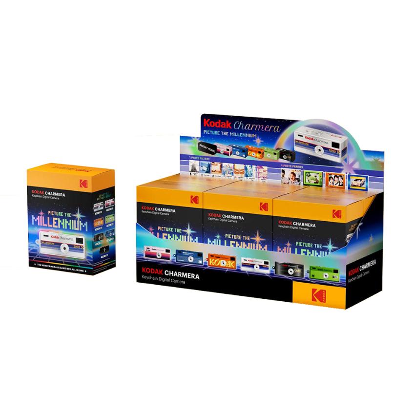 KODAK柯達 - Charmera 鑰匙圈數位相機盲盒 MILLENNIUM系列 (1個, 款式隨機) Kodak Charmera MILLENNIUM
