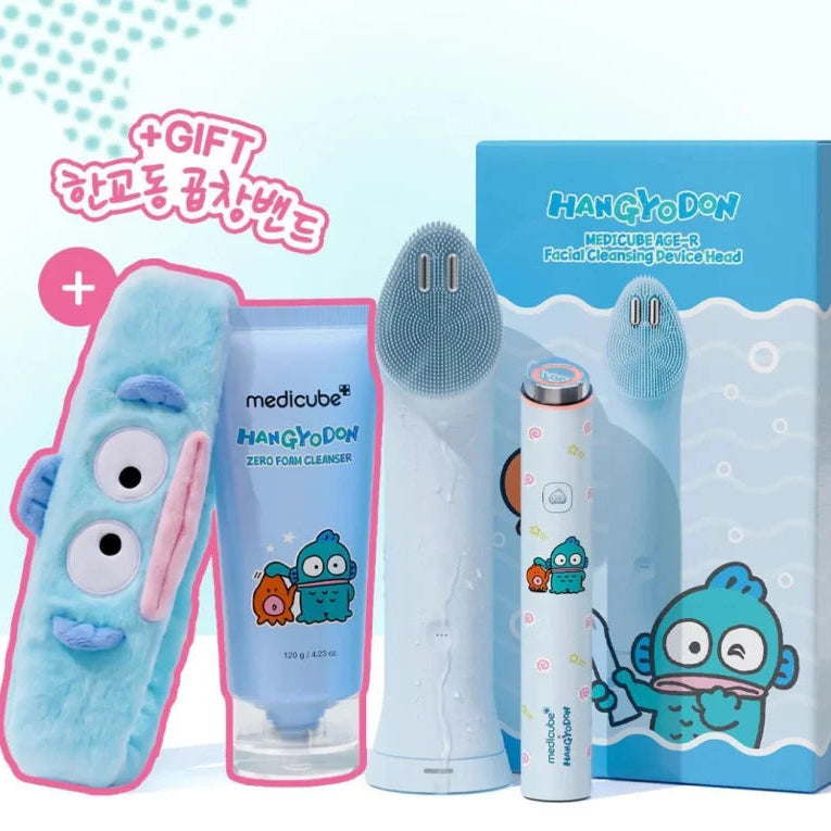 Medicube - 水怪聯乘版 Medicube x HANGYODON Age-R Booster Cleanser + Booster Pro mini plus 潔面美容儀套裝【平行進口】