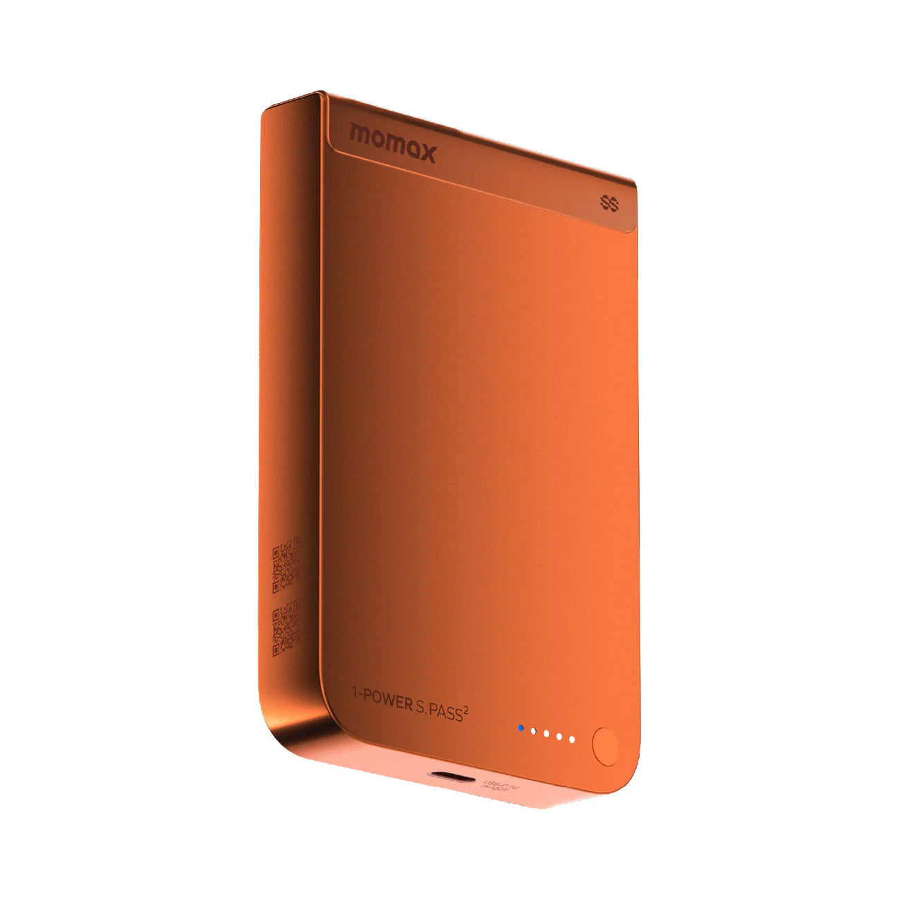 Momax - 1-Power S.Pass2 半固態磁吸流動電源 IP163Q22 外置電 行動電源 尿袋 (10000mAh, CCC認證, SSB)【香港行貨】
