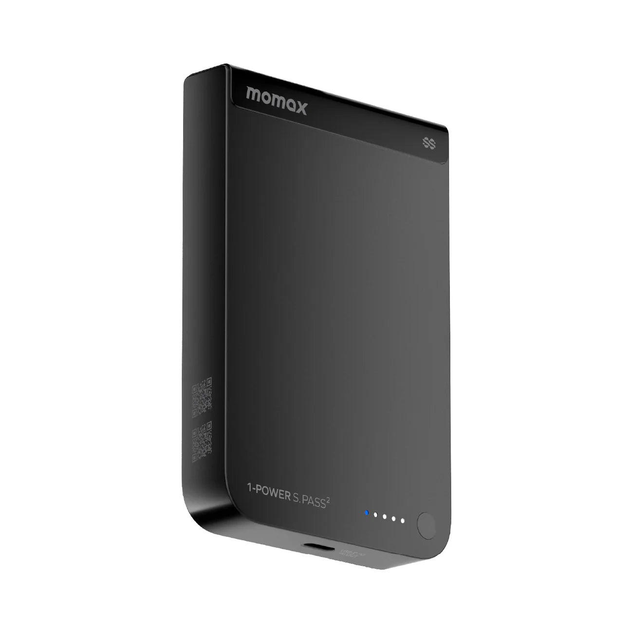 Momax - 1-Power S.Pass2 半固態磁吸流動電源 IP163Q22 外置電 行動電源 尿袋 (10000mAh, CCC認證, SSB)【香港行貨】
