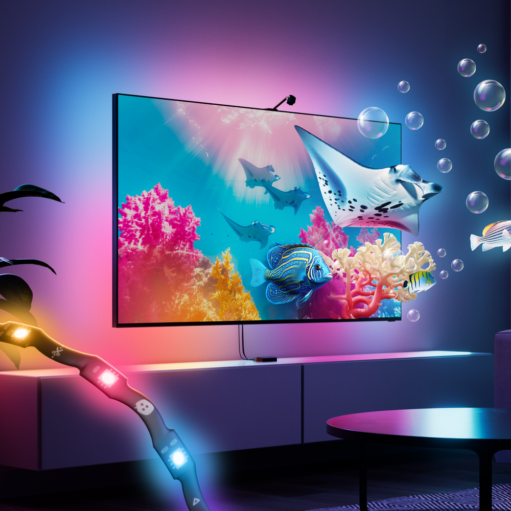 Nanoleaf - Nanoleaf 4D V2 電視螢幕鏡像攝影機+燈條套件 Screen Mirror + Lightstrip Kit (TVs & Monitors Up to 65″)【香港行貨】
