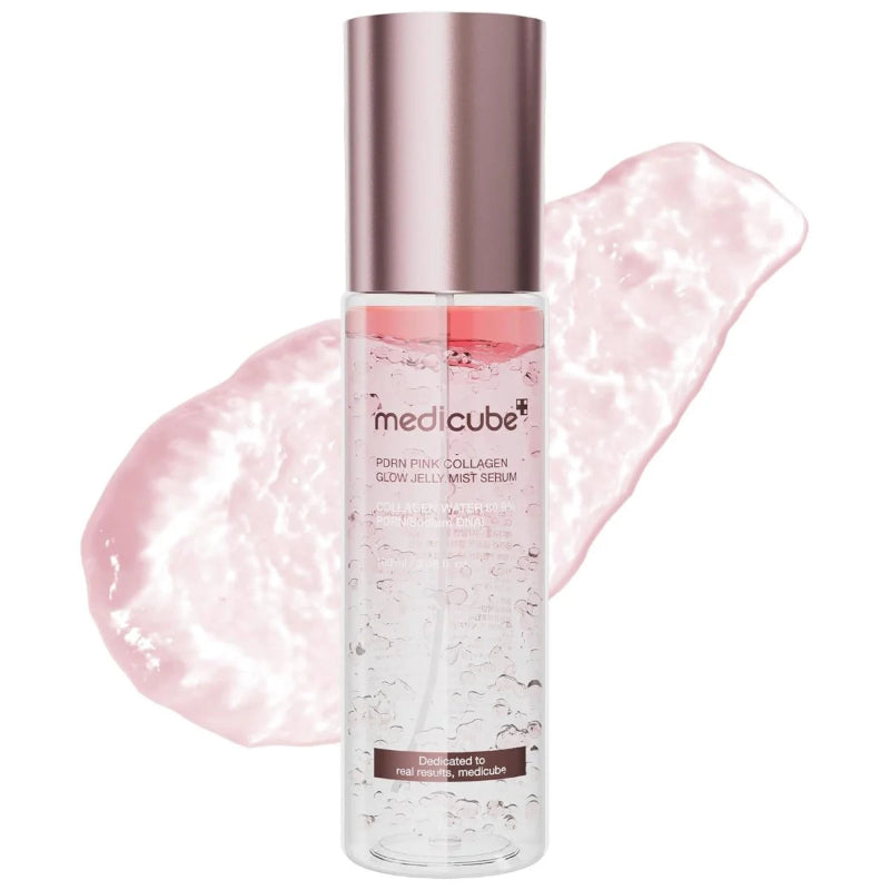 Medicube - PDRN PINK COLLAGEN GLOW JELLY MIST SERUM 粉紅膠原果凍噴霧精華 (100ml)【平行進口】