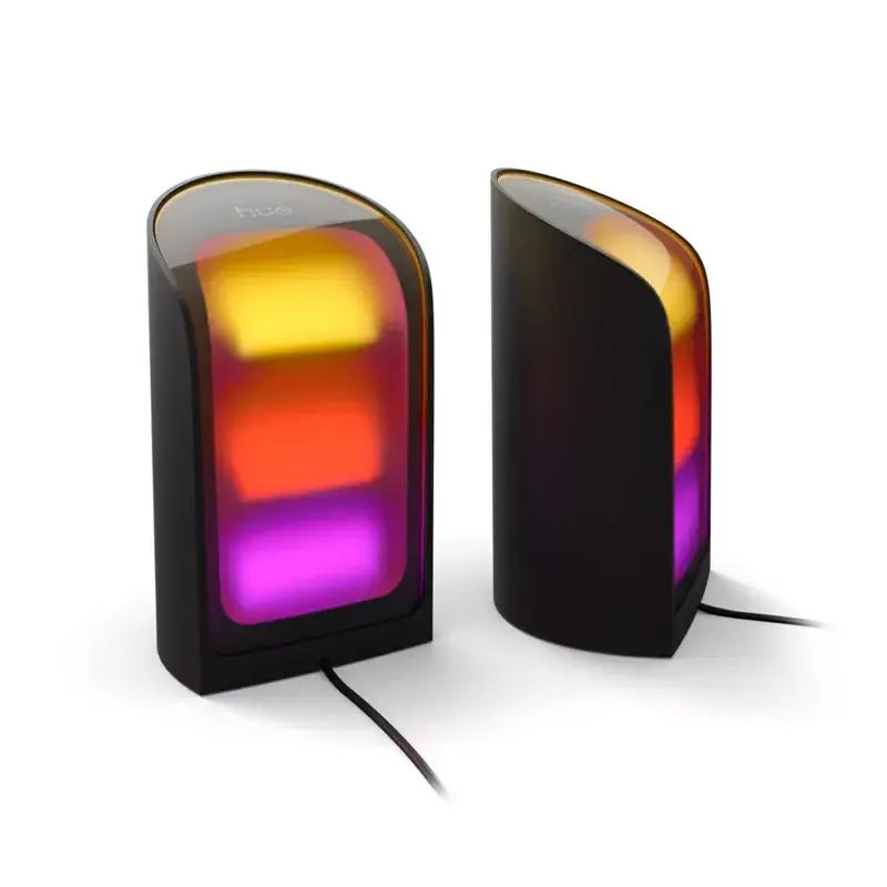 Philips - Hue Wall Washer 2件裝 (Black) 漸變全彩情境燈組 氣氛燈 電視燈【香港行貨】