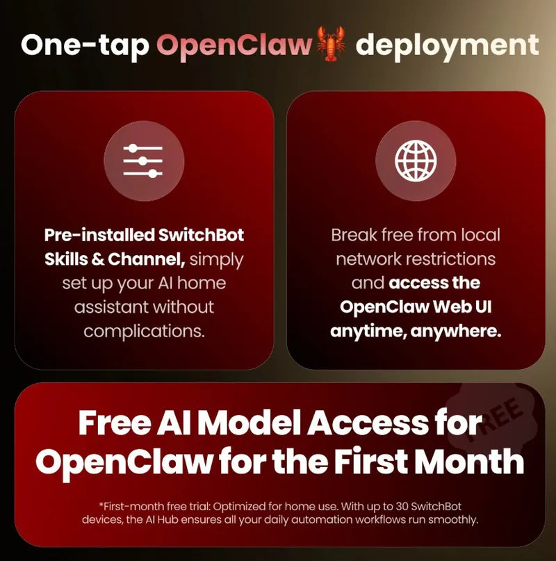 SwitchBot - AI Hub AI智能管家 (支援 OpenClaw)【香港行貨】