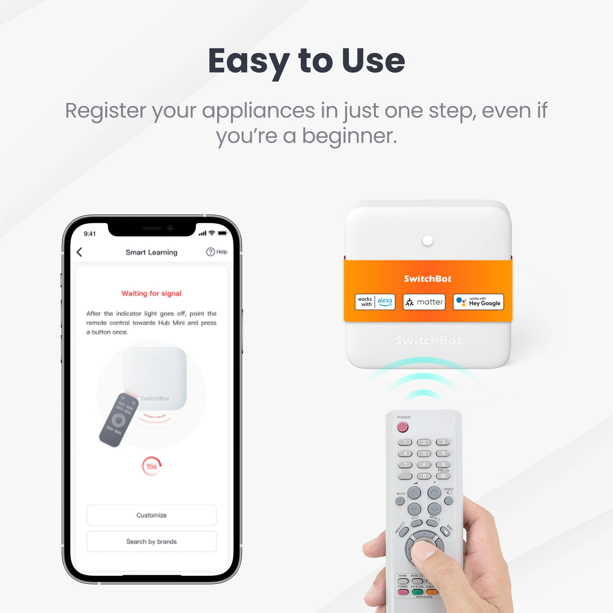 SwitchBot - Hub Mini 智能紅外線遙控整合智能管家 (支援Matter版本 直入HomeKit)【香港行貨】