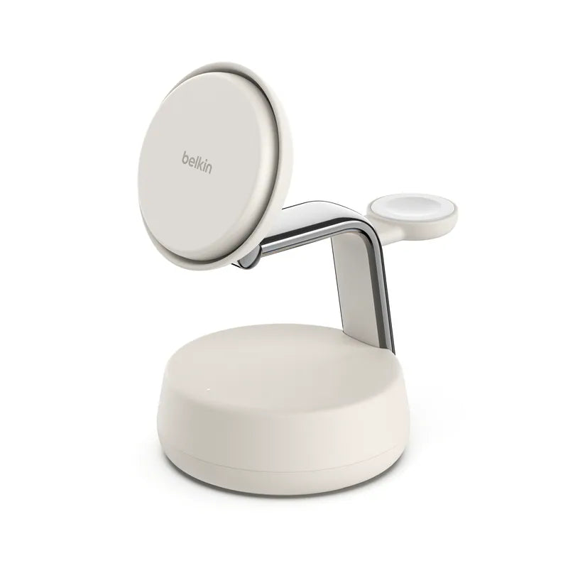 Belkin - UltraCharge Pro Qi2 3合1 磁吸充電座 25W 附45W充電器 WIZ040my【香港行貨】