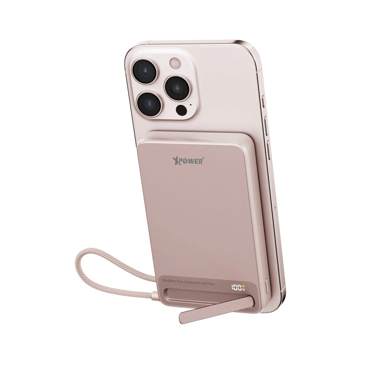 XPower - MagNetoPlus Q10 Pro 45W Qi2 鋁合金外殼 磁吸移動電源 行動電源 尿袋 (10000mAh, CCC認證)【香港行貨】