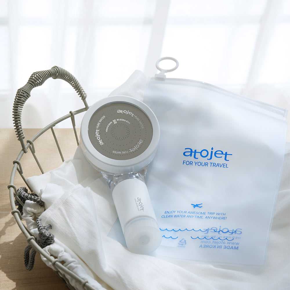atojet - 第三代旅行用迷你過濾花灑 花灑頭連濾芯套裝