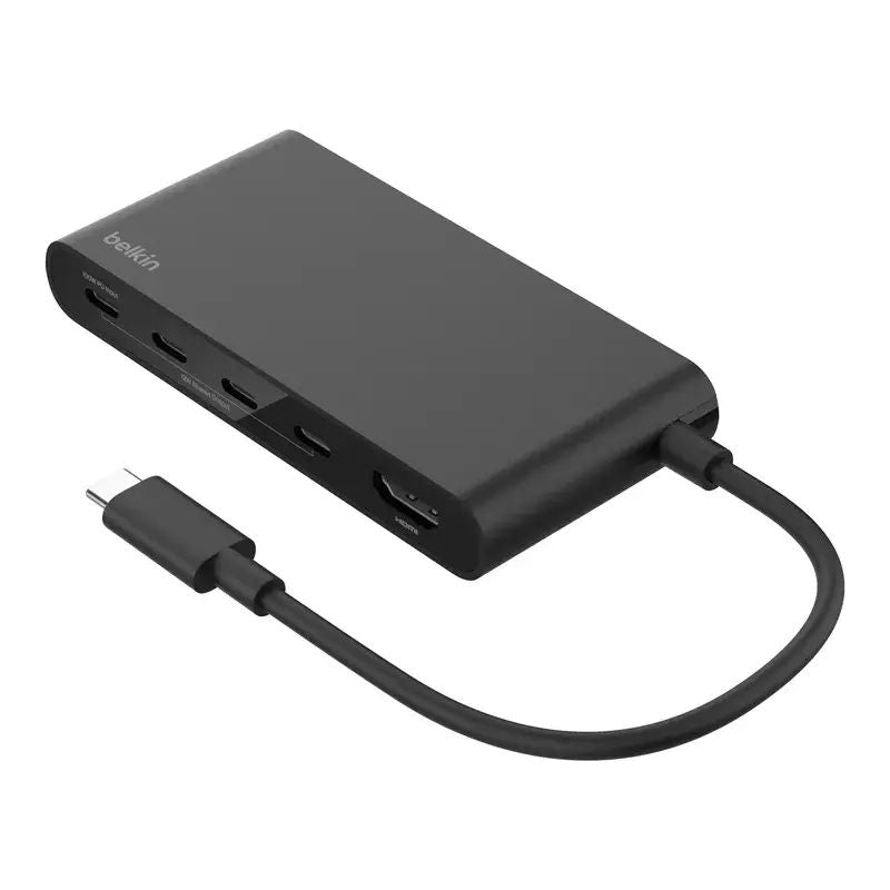 Belkin - Connect USB 5合1 Adapter 集線器 多連接埠轉接器 (4*USB-C & 1*HDMI) AVC021fqBK【香港行貨】