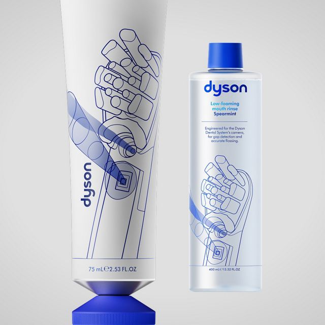 Dyson - Dental System Starter Kit 牙膏與漱口水套裝 - Spearmint 薄荷 (設計用於Dyson CameraJet 電動牙刷)