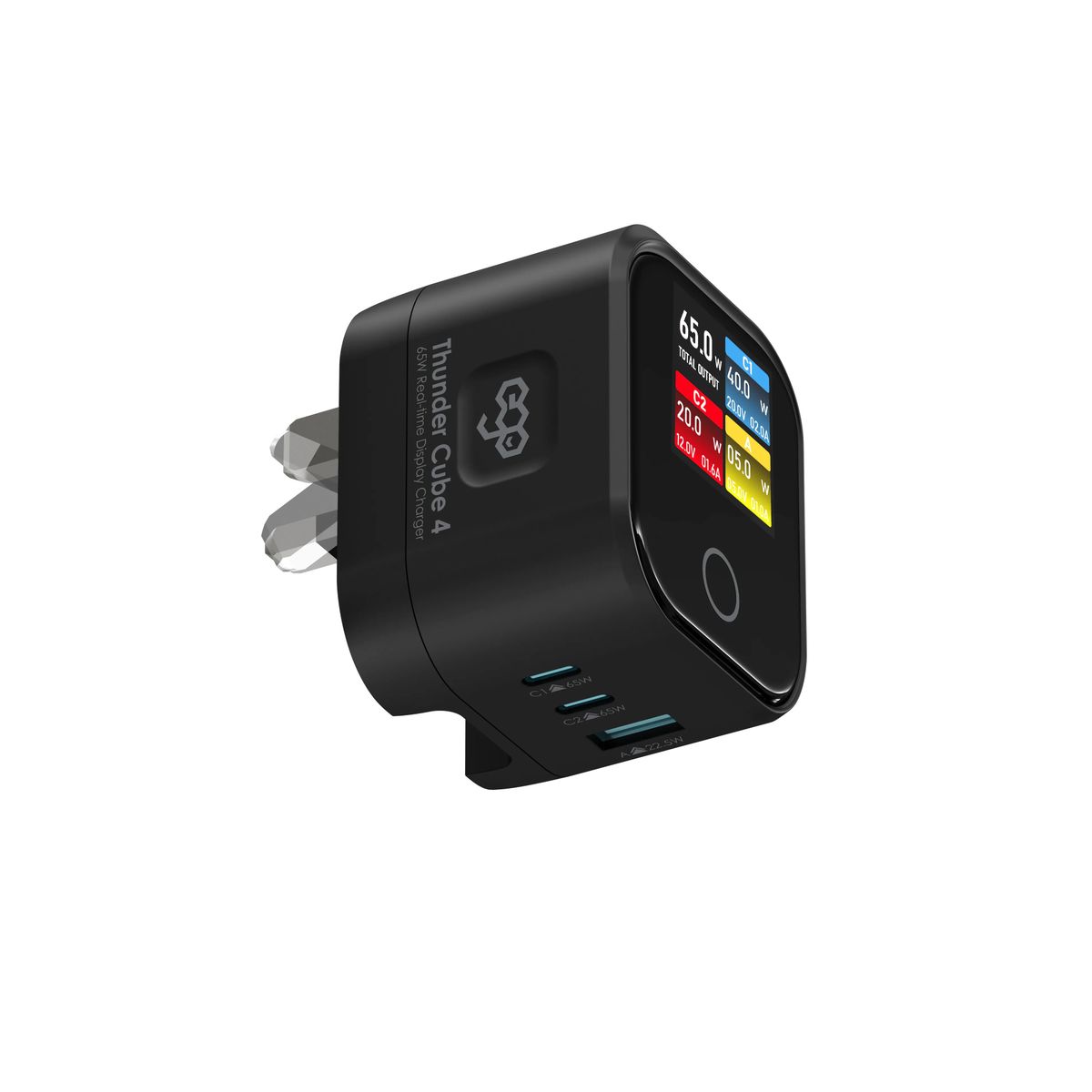 ego - 65W ThunderCube 4 摺疊插頭充電器 B12601【香港行貨】