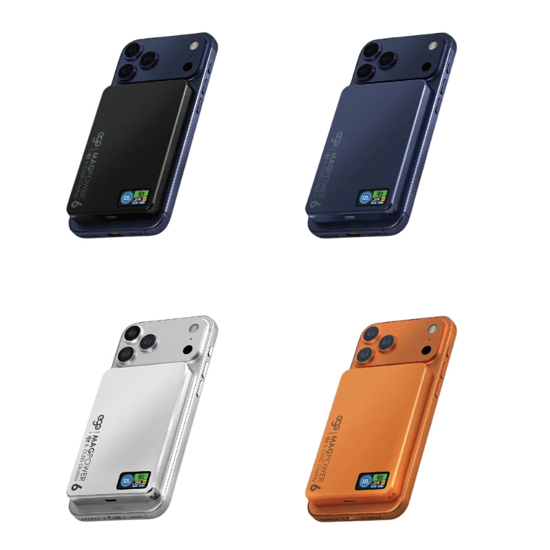 EGO - MagPower 6 QI2.2 10000mAh 外置電 行動電源 尿袋 (10000mAh, CCC認證)【香港行貨】