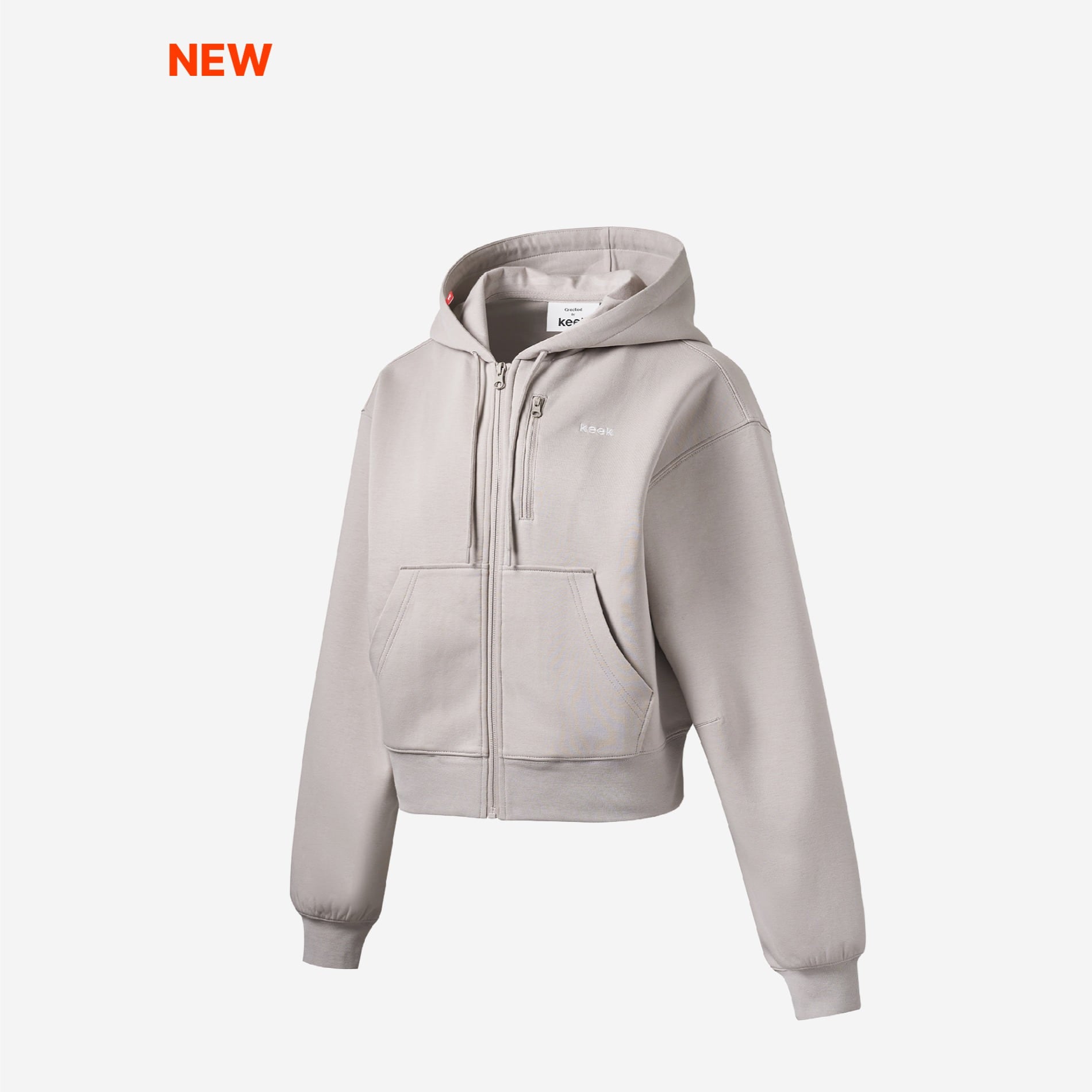 keek - Pillowdy Logo Hoodie V3 (Crop) 韓國吹氣頸枕連帽衛衣外套 功能性衛衣 (XS/S/M) 旅行坐車坐飛機必備