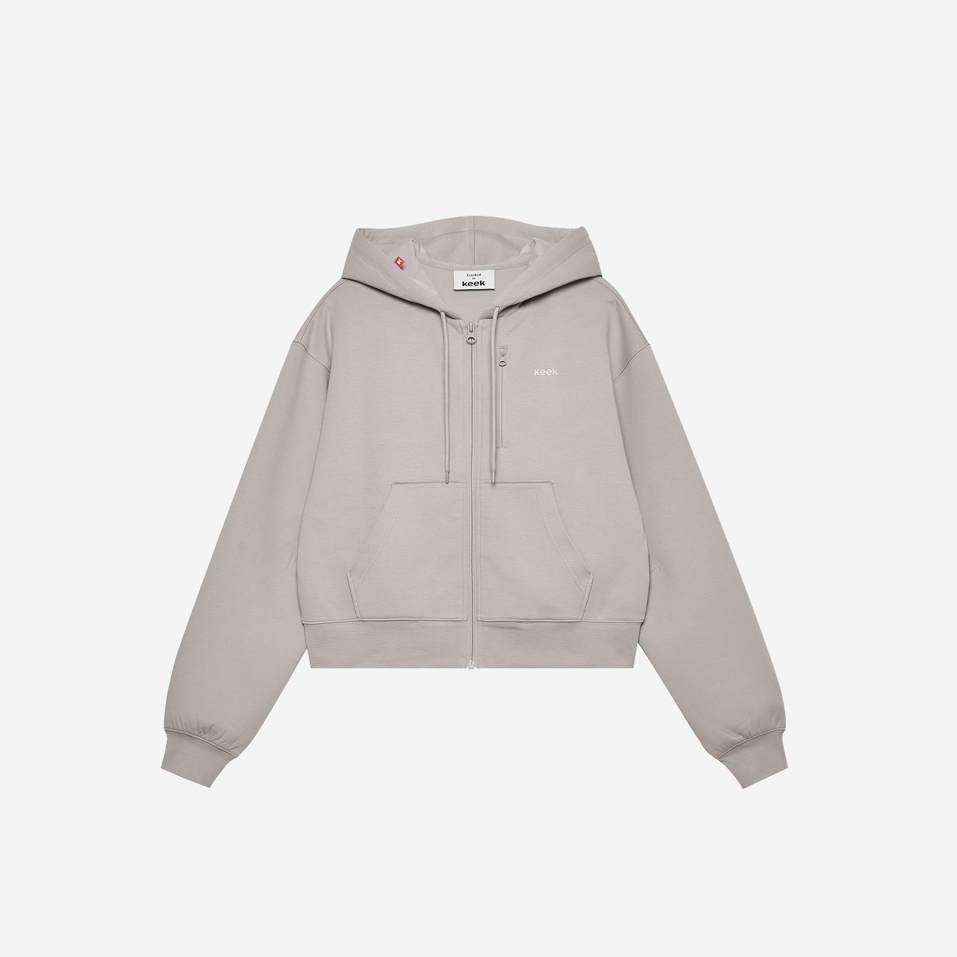 keek - Pillowdy Logo Hoodie V3 (Crop) 韓國吹氣頸枕連帽衛衣外套 功能性衛衣 (XS/S/M) 旅行坐車坐飛機必備