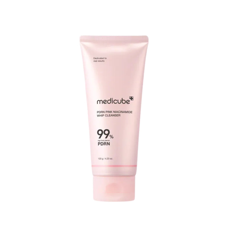Medicube - PDRN PINK NIACINEAMIDE WHIP CLEANSER 粉紅煙酰胺拉絲潔面乳 (120g)【平行進口】