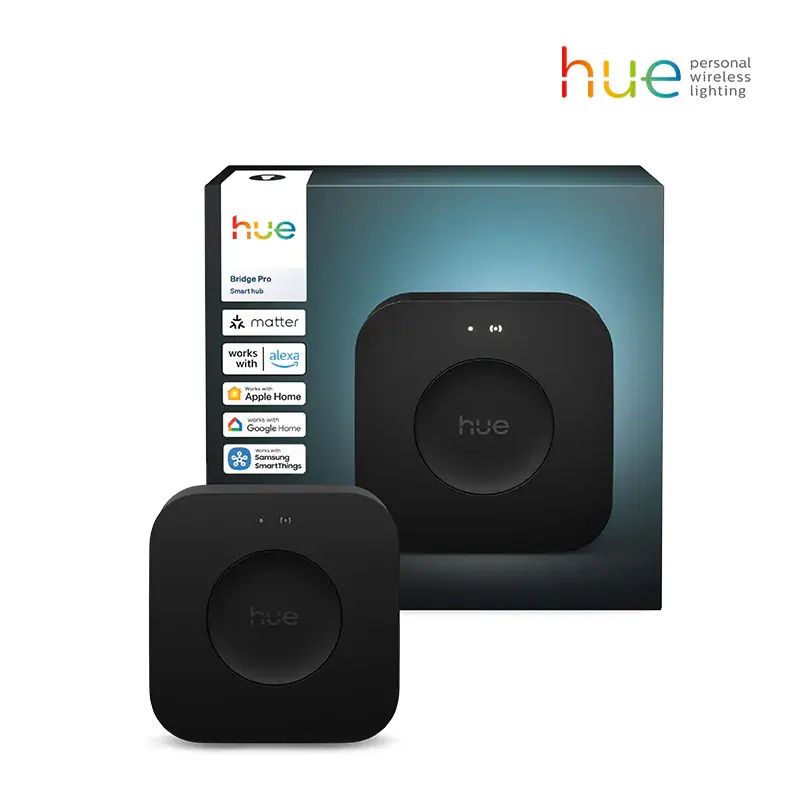 Philips - HUE 橋接器 Bridge Pro Smart Hub (支援Apple Home/Alexa/Google 助理/Samsung SmartThings)【香港行貨】
