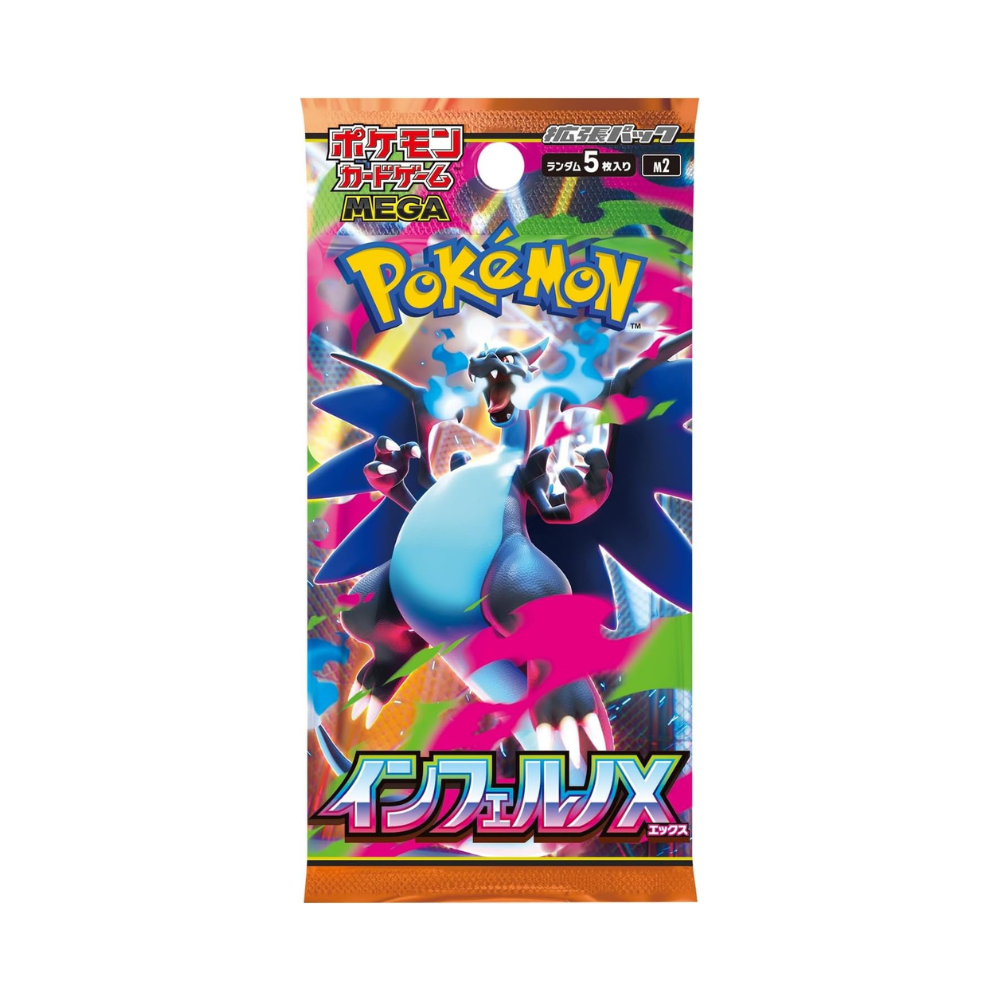 日版Pokemon寶可夢 - PTCG M2 MEGA Inferno X 原盒原膜未拆封 (擴充包 30包/盒) 烈獄狂火X