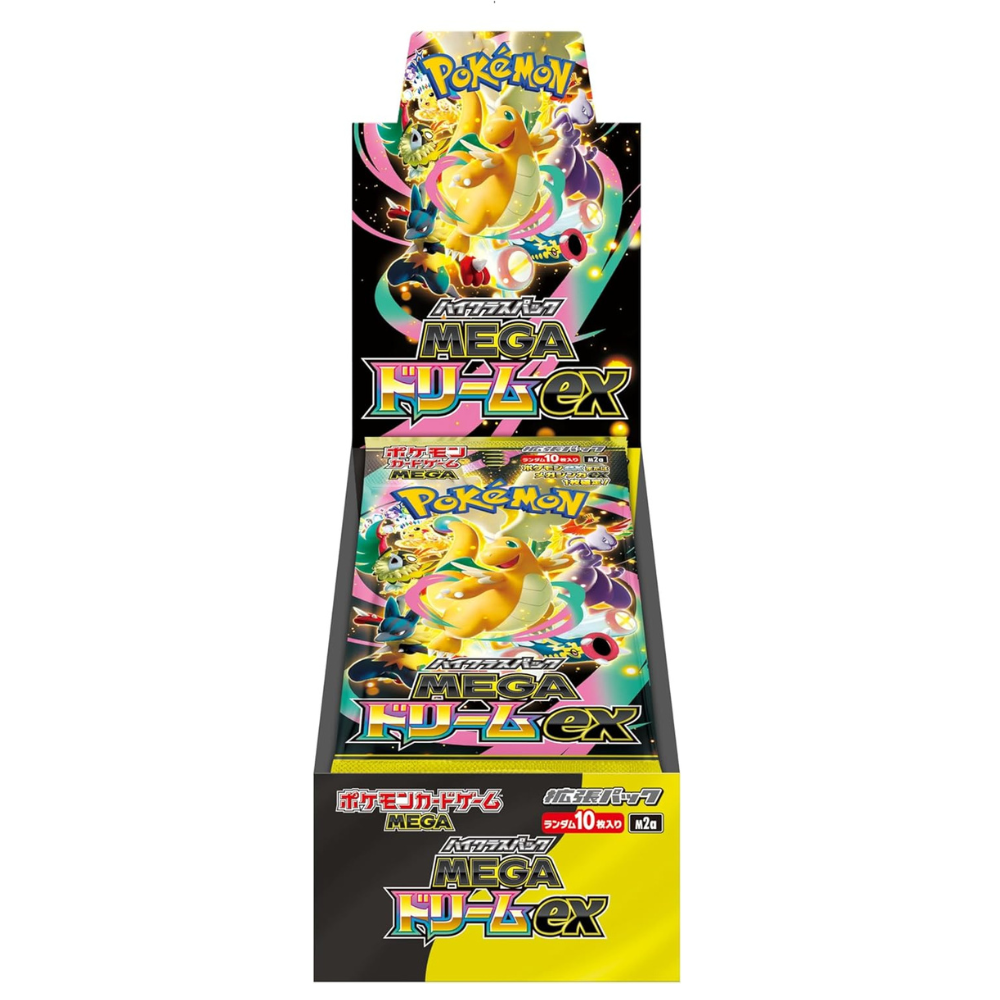 日版Pokemon寶可夢 - PTCG M2a MEGA Dream ex 原盒原膜未拆封 (高級擴充包 10包/盒) 超級進化夢想ex
