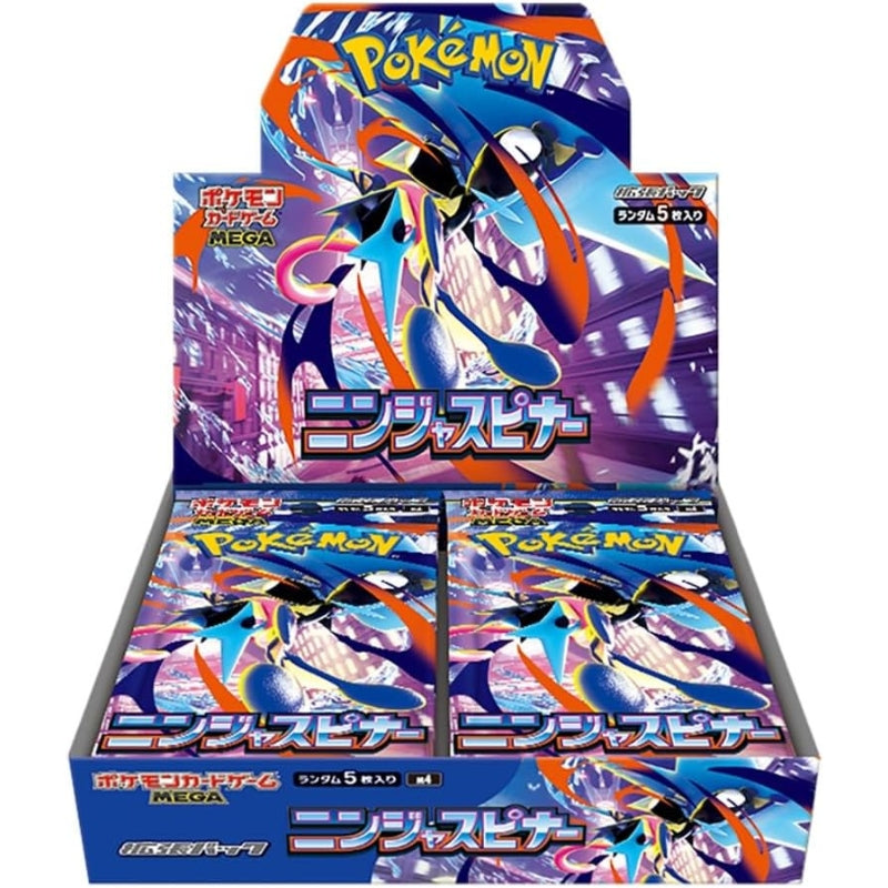 日版Pokemon寶可夢 - PTCG M4 MEGA Ninja Spinner 原盒原膜未拆封 (擴充包 30包/盒) 忍者飛旋