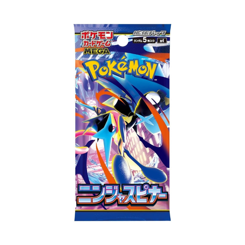 日版Pokemon寶可夢 - PTCG M4 MEGA Ninja Spinner 原盒原膜未拆封 (擴充包 30包/盒) 忍者飛旋