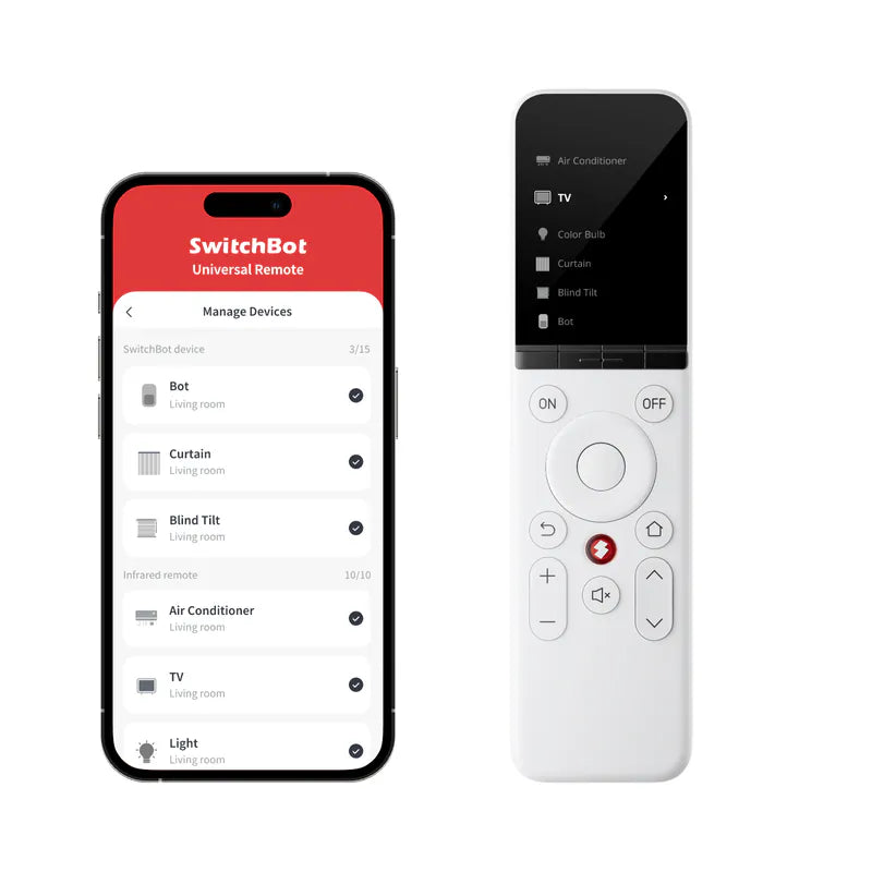 SwitchBot - 萬用遙控器 Universal Remote (需配置Hub 2使用) 透過 Matter 連接 Apple Home，Google Home，Samsung SmartThings【香港行貨】