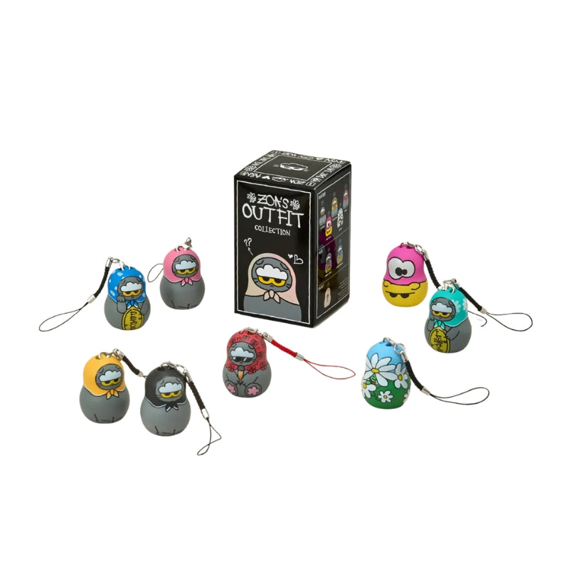 Zo&Friends - ZOA 盲盒公仔鎖匙扣 (8款 每盒隨機款式) Lucky Shop Random Figure Keyring Blind Box